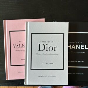 Three coffee table books